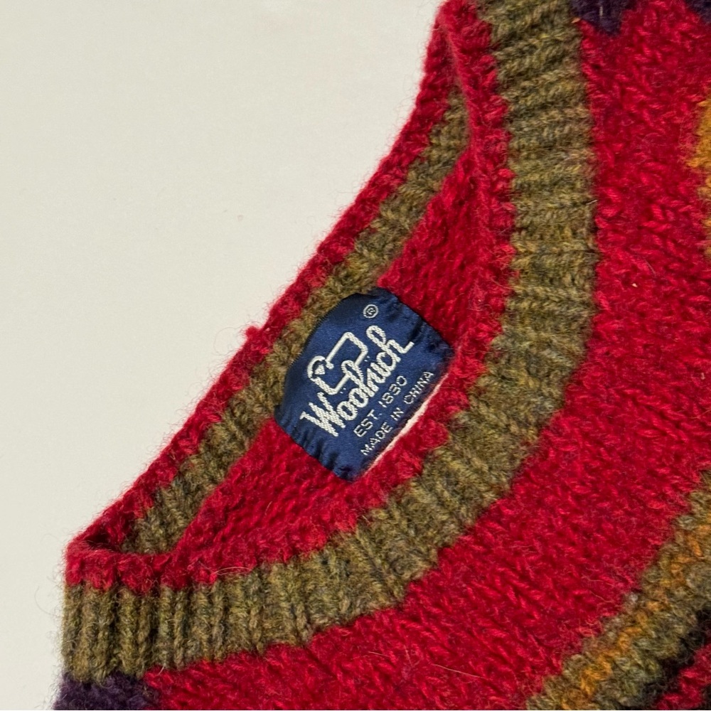 Vintage Woolrich Aztec Patterned Wool Sweater - image 3